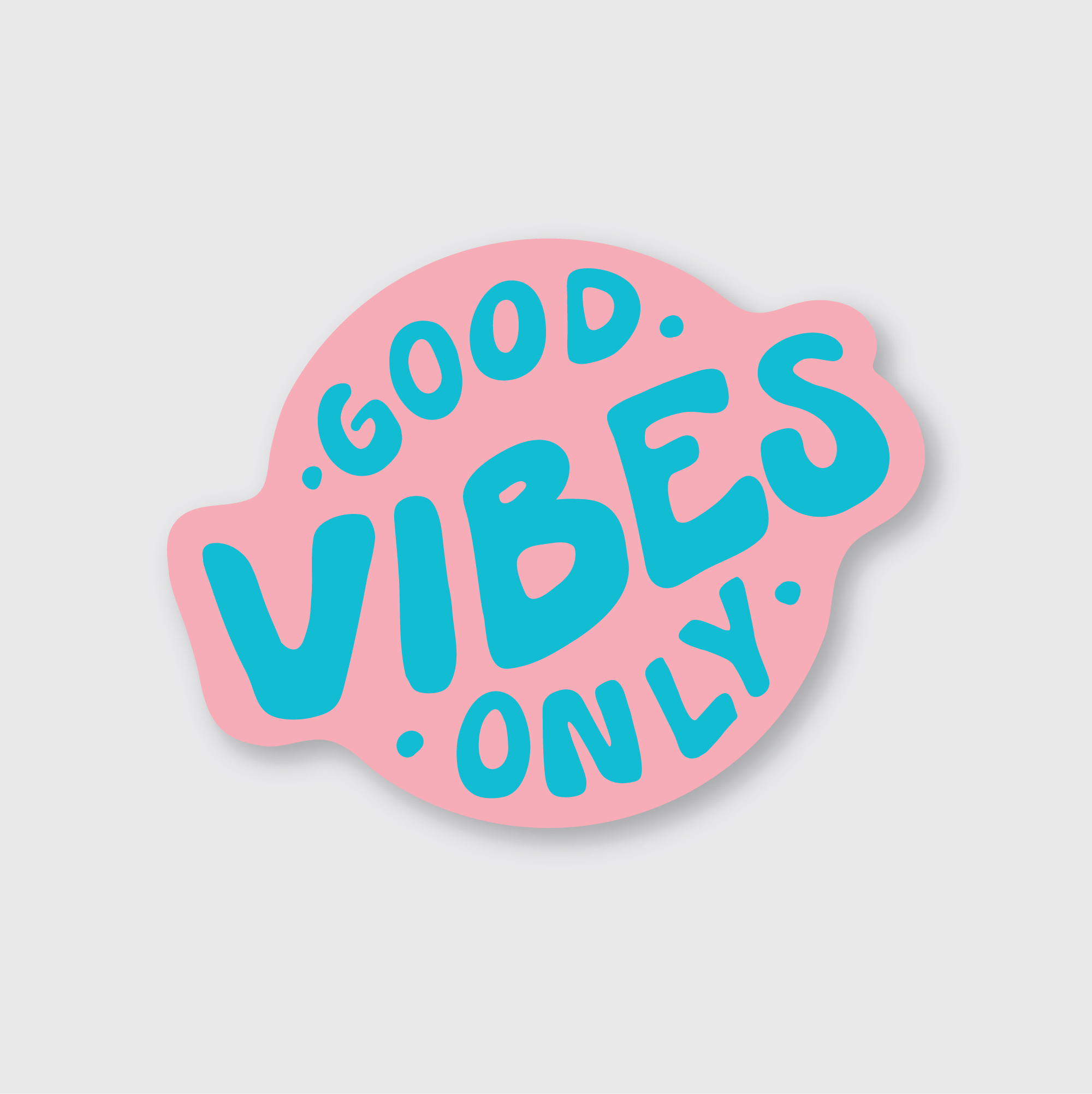 Good Vibes Only Sticker