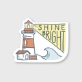 Shine Bright Lighthouse Sticker
