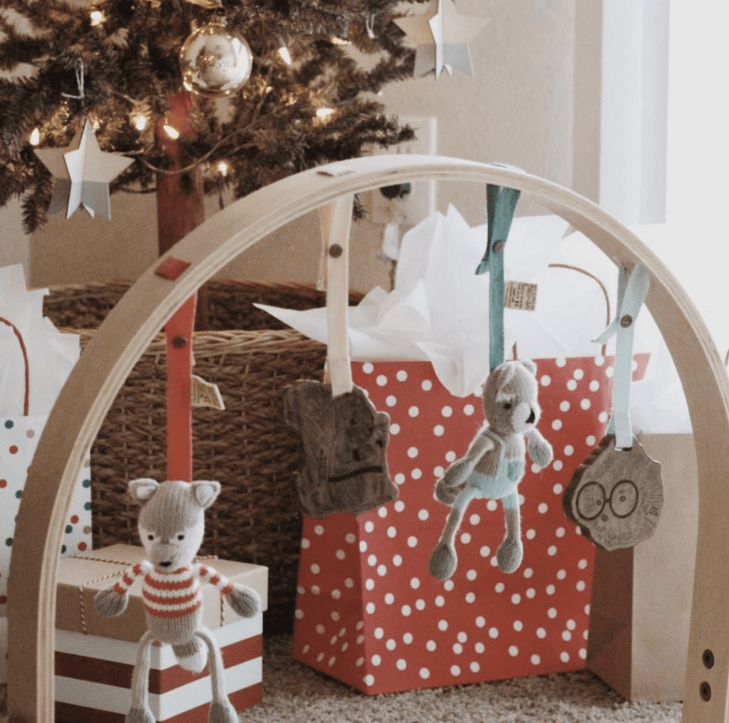 knit stroller toy | finley the fox
