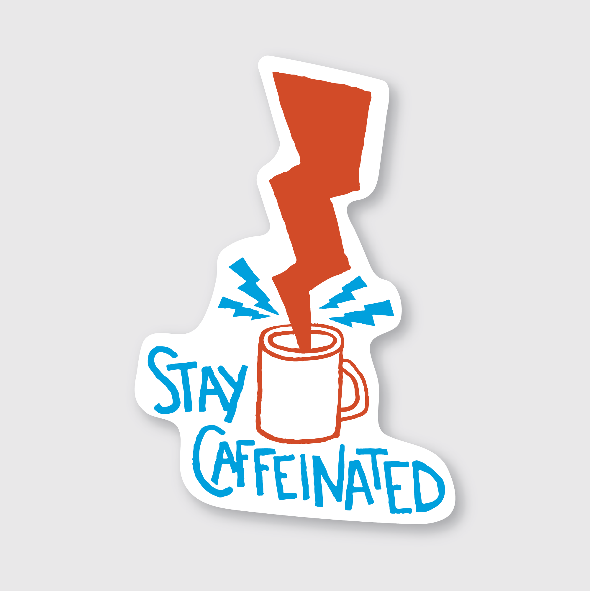 Stay Caffeinated Coffee Sticker