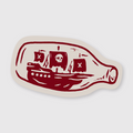 Ship In A Bottle Sticker