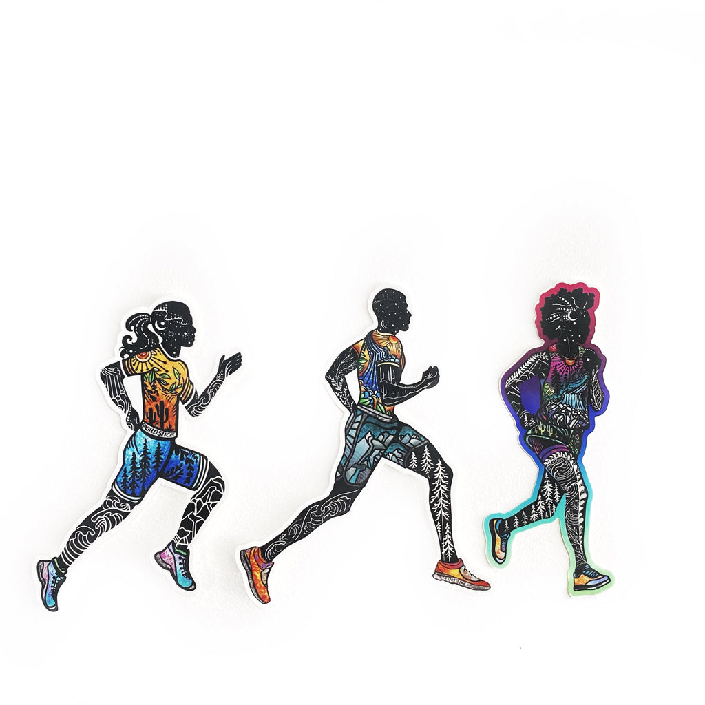 Runner Guy sticker