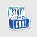 Stay Cool Cooler Sticker