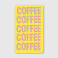 Coffee Type Sticker