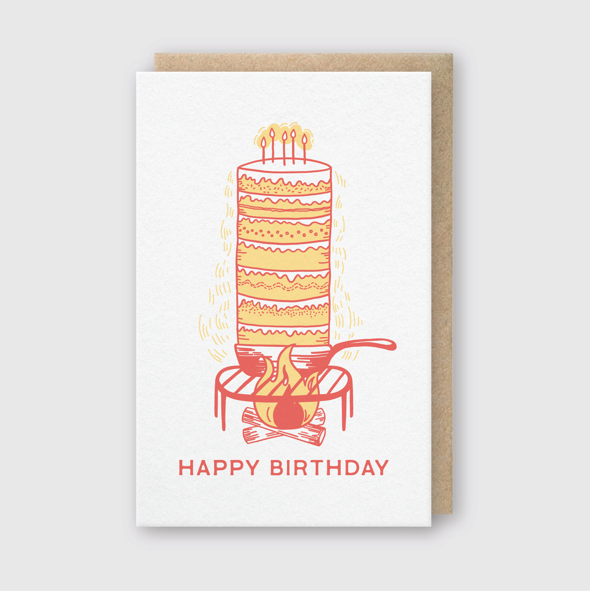 Layer Cake Greeting Card