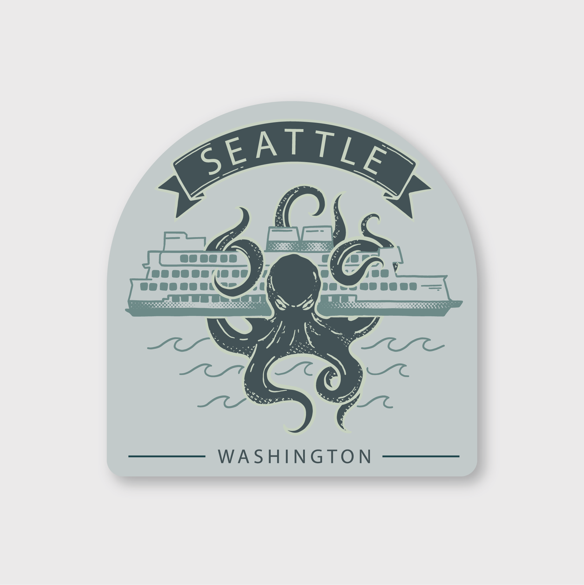 Seattle Sea Monster Sticker