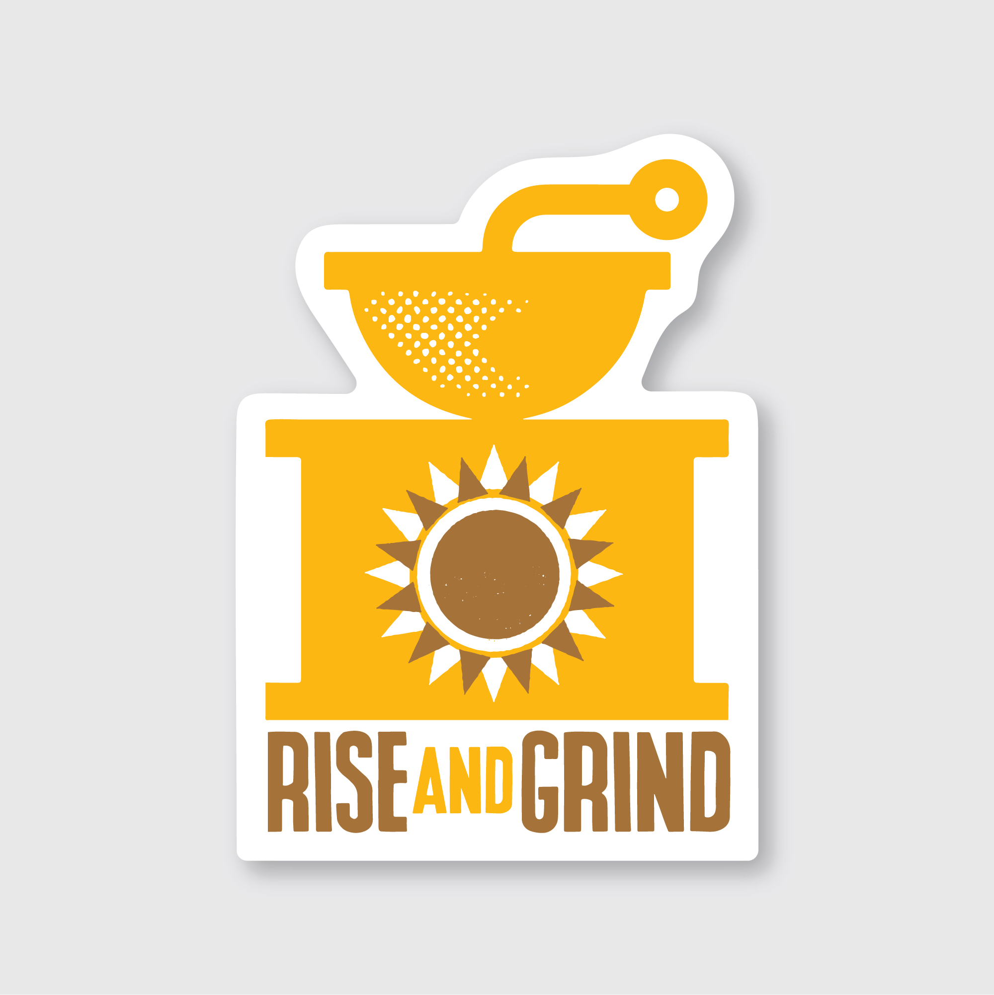 Coffee Grinder Sticker