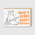 Beary Happy Birthday Greeting Card