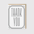 Thank you Deco Greeting Card