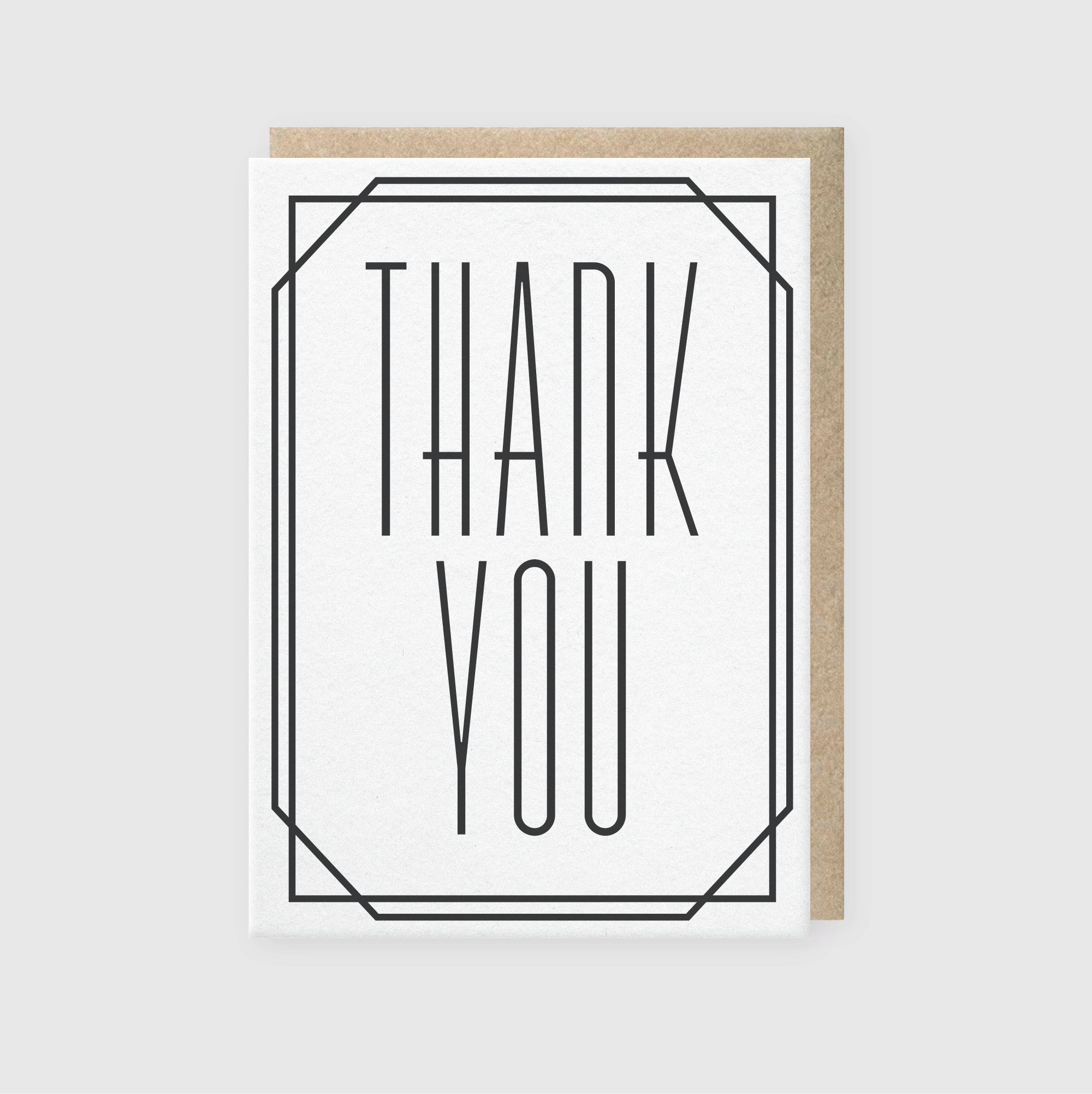 Thank you Deco Greeting Card