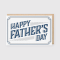 Father's Day Border Greeting Card