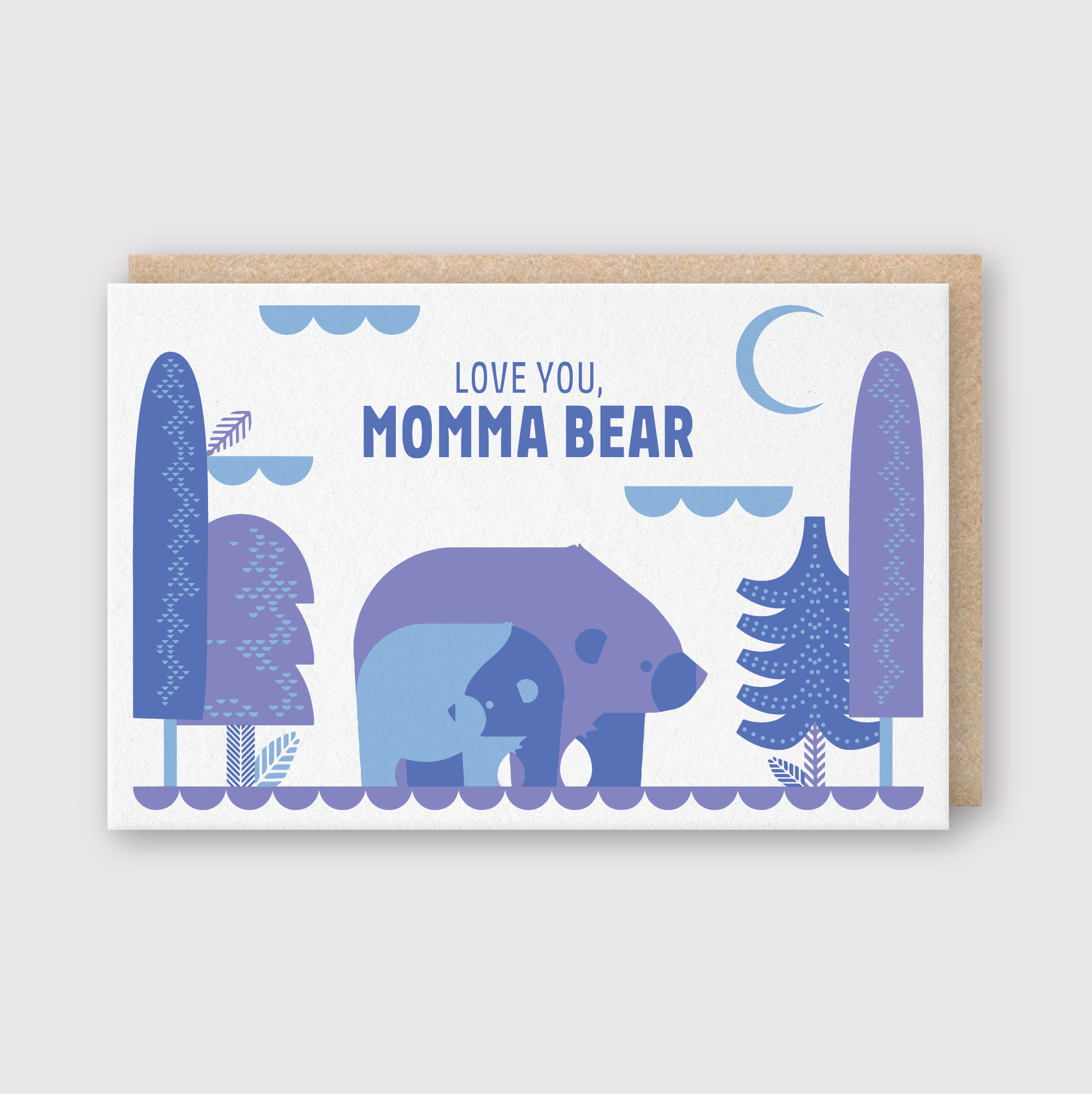 Love You, Momma Bear Greeting Card