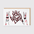You Rock Greeting Card