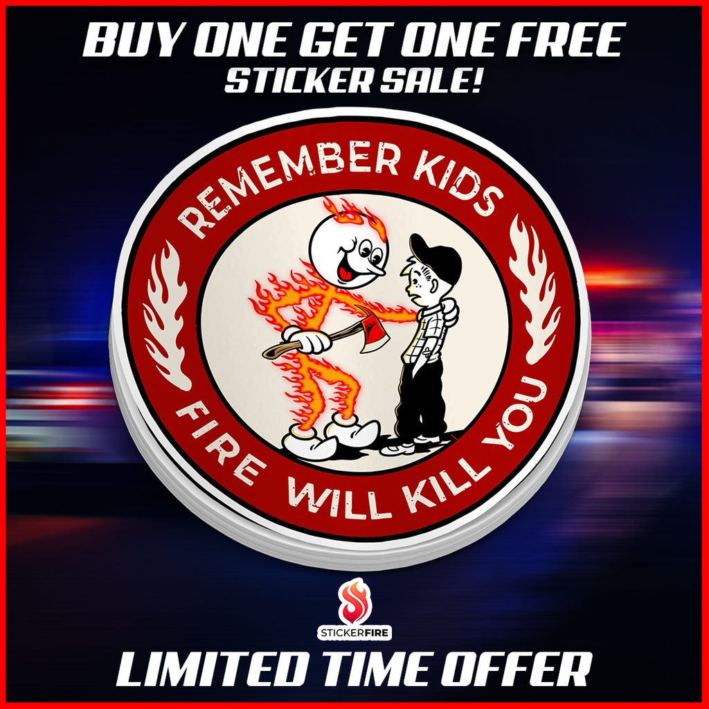Remember Kids Fire Decal