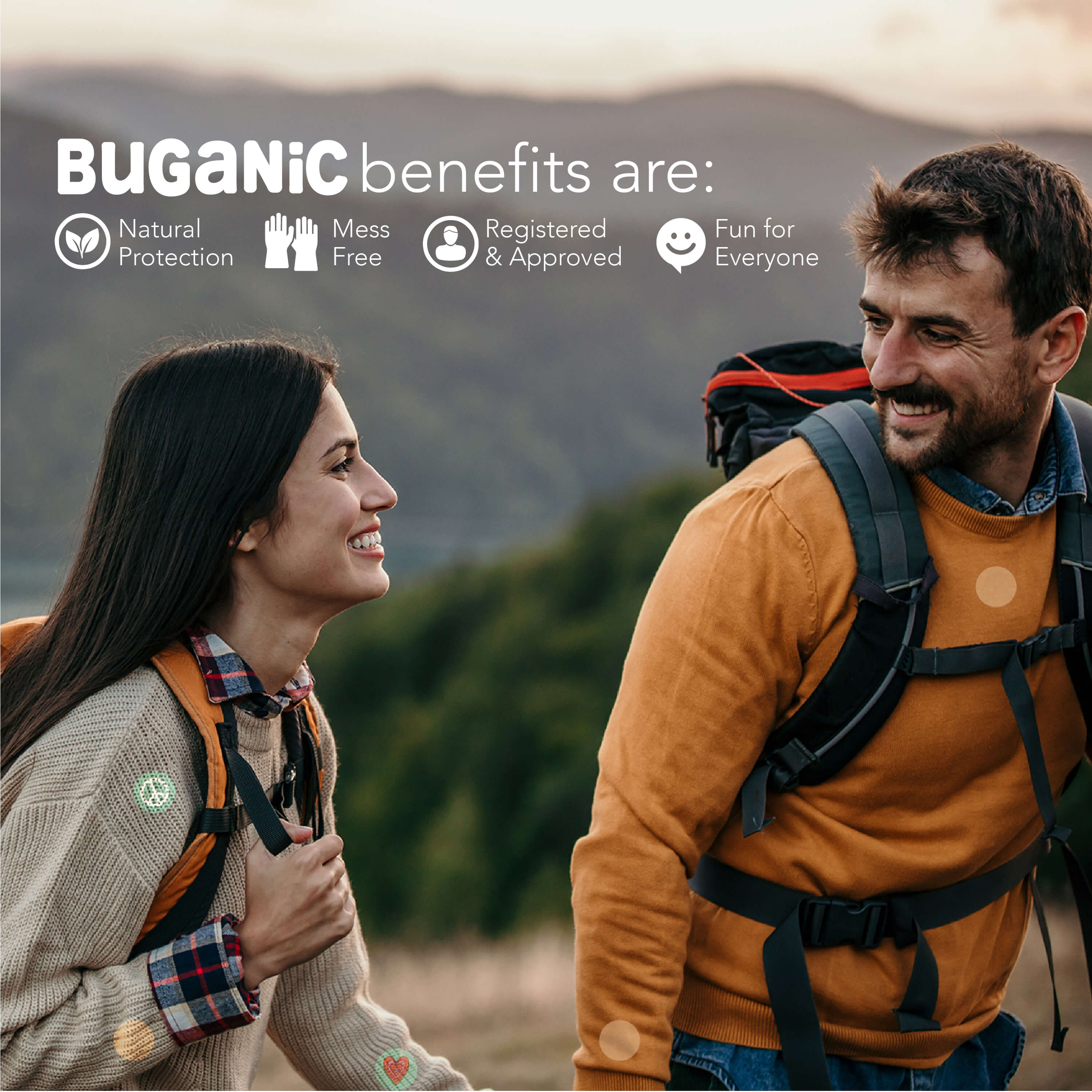 Buganic Mosquito Repellent Cotton Stickers