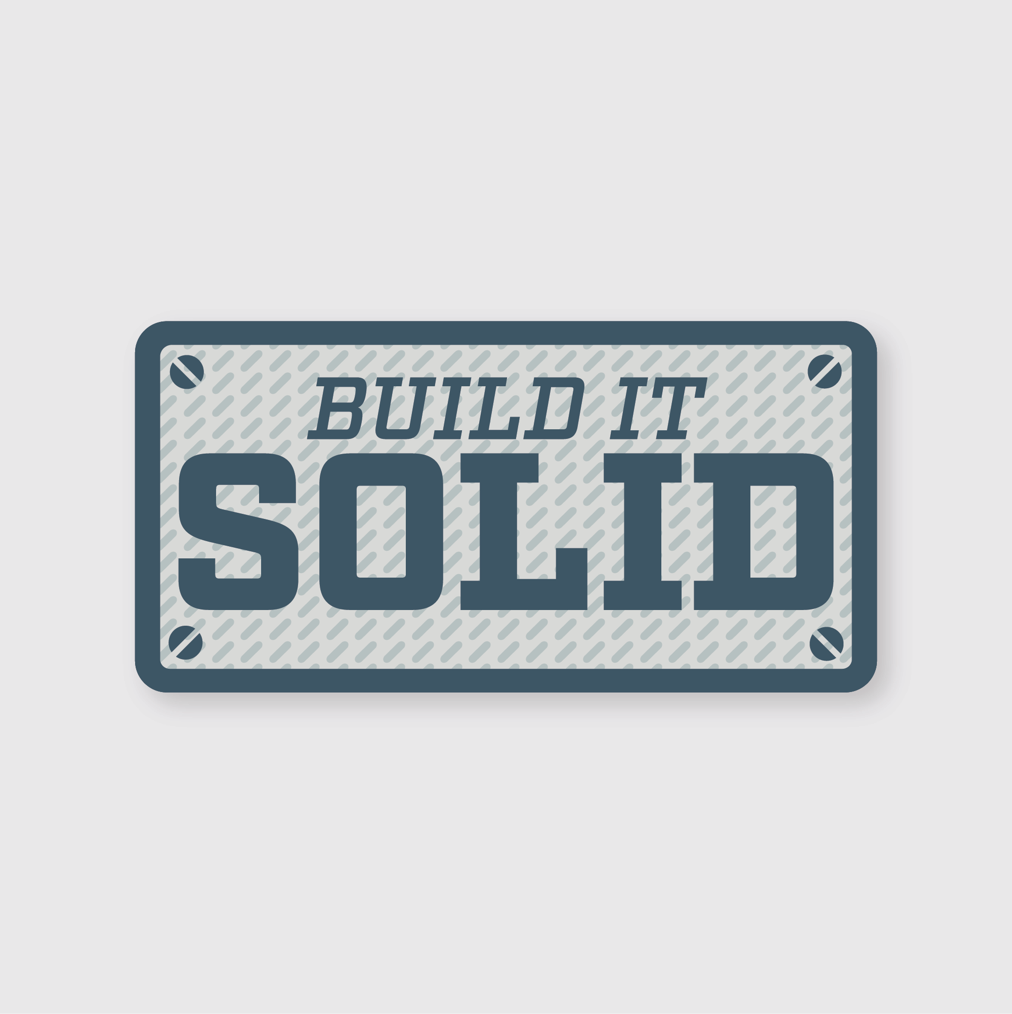 Build It Solid Sticker