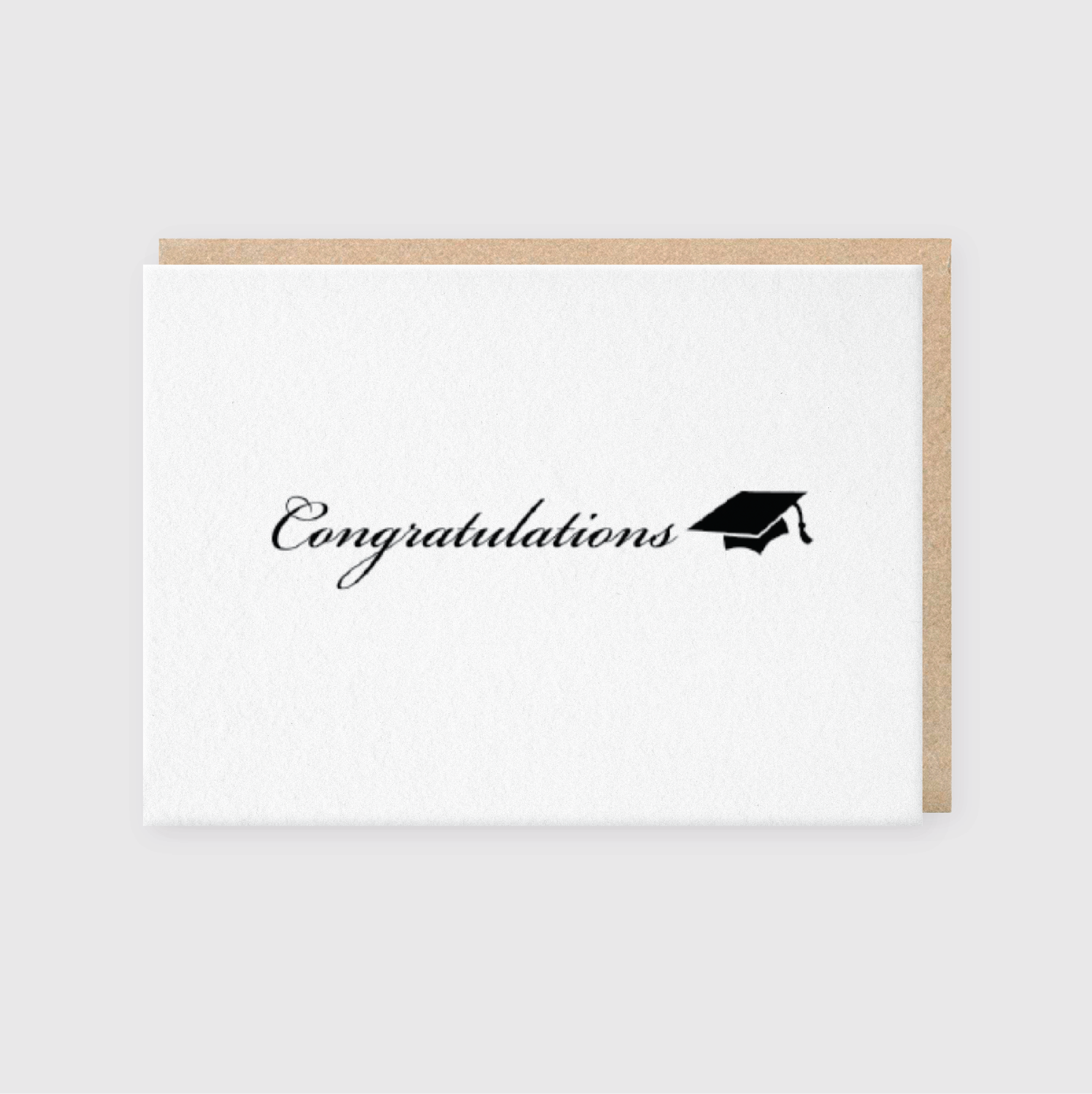 Script Congrats Graduation Card (*Ltd)