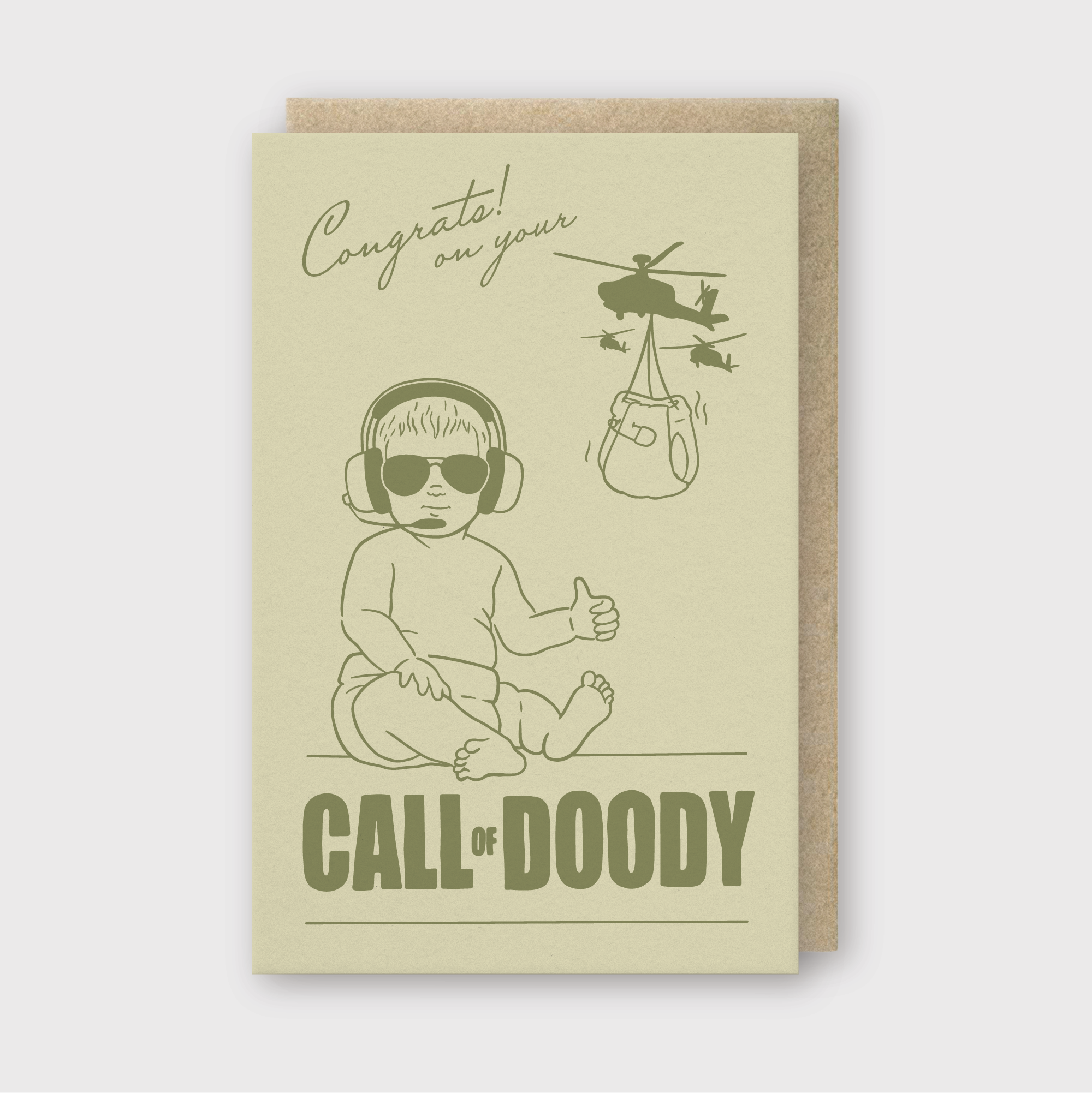 Call of Doody Greeting Card