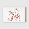 Cheers to New Adventures Greeting Card (*Ltd)