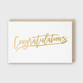Congrats Gold Foil Greeting Card