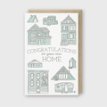 New Home Houses Greeting Card