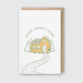 Home Sweet Home Gold Greeting Card