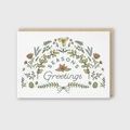 Season's Foliage Greeting Card