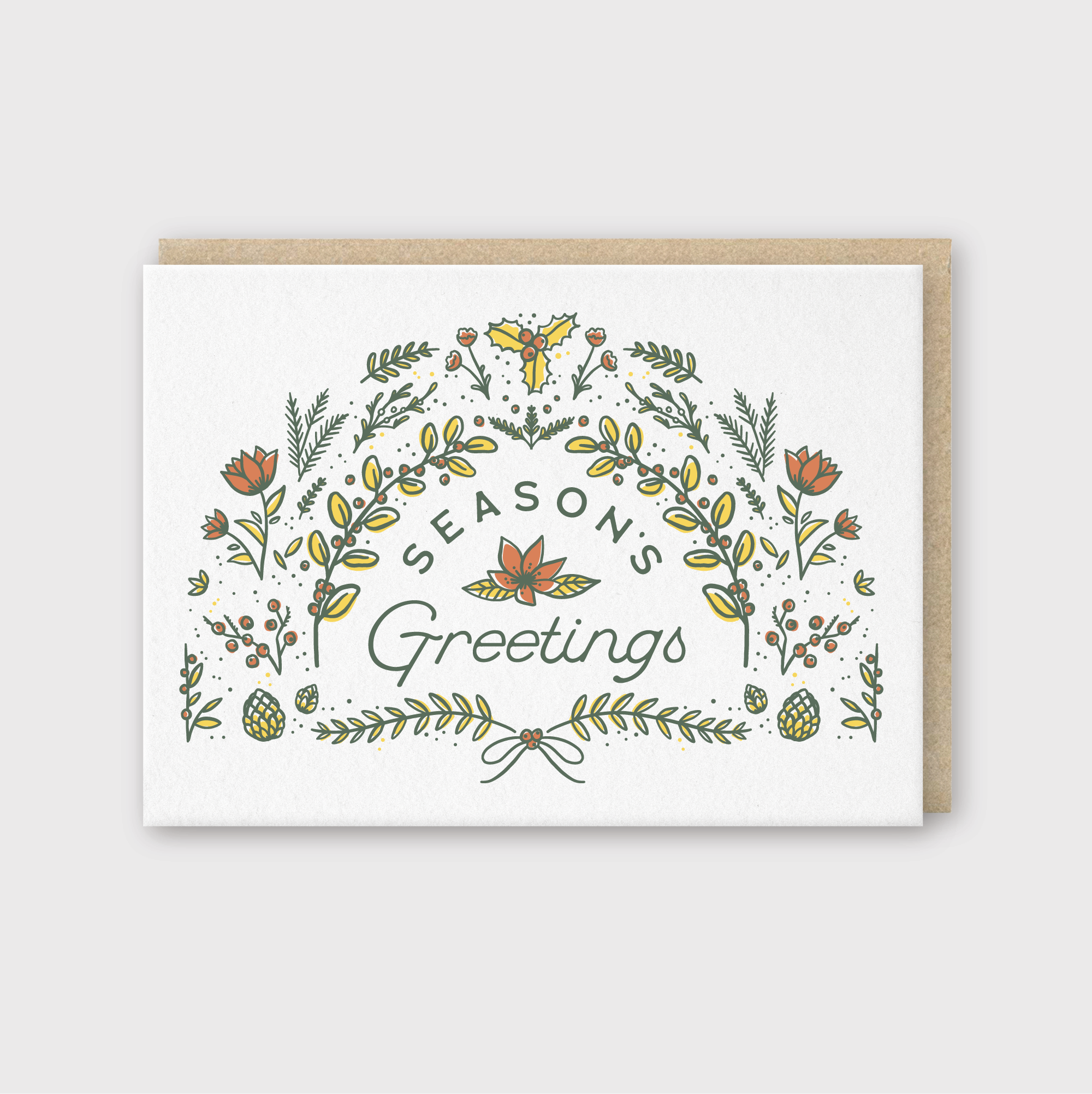Season's Foliage Greeting Card