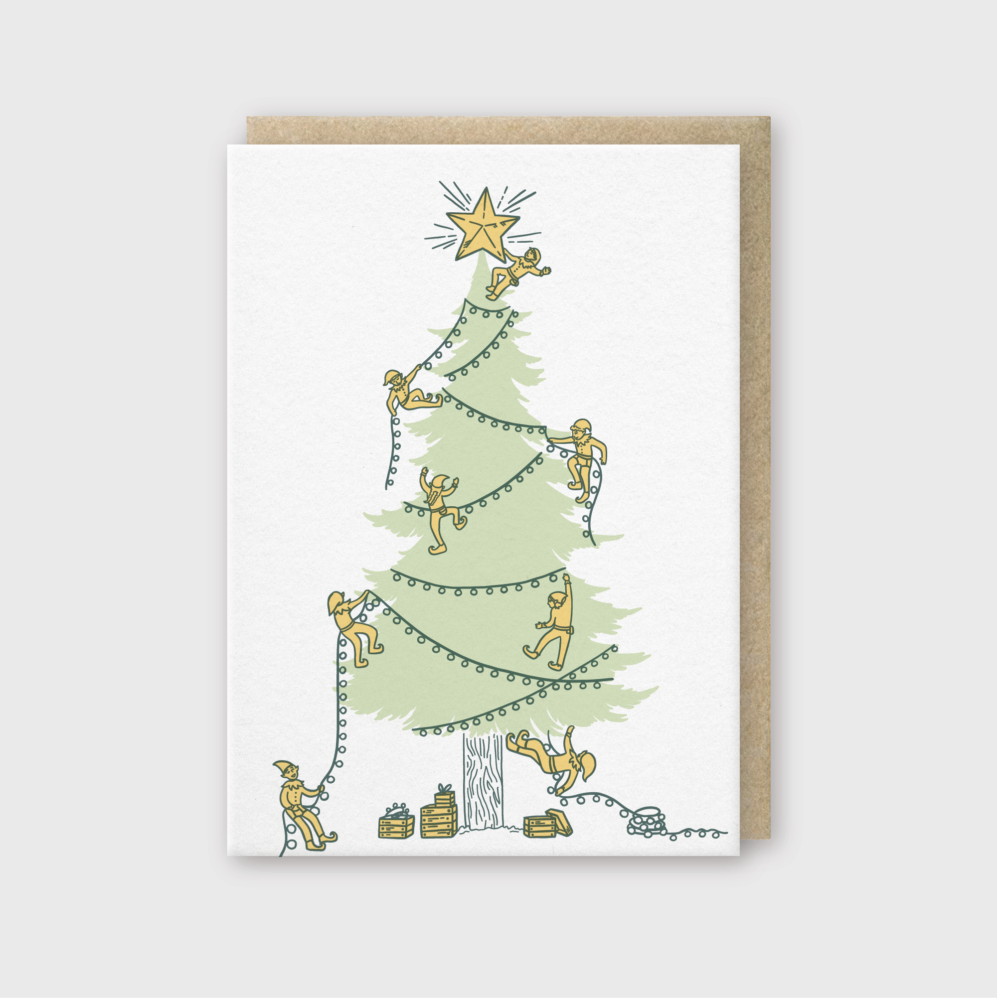 Tree Climbers Greeting Card
