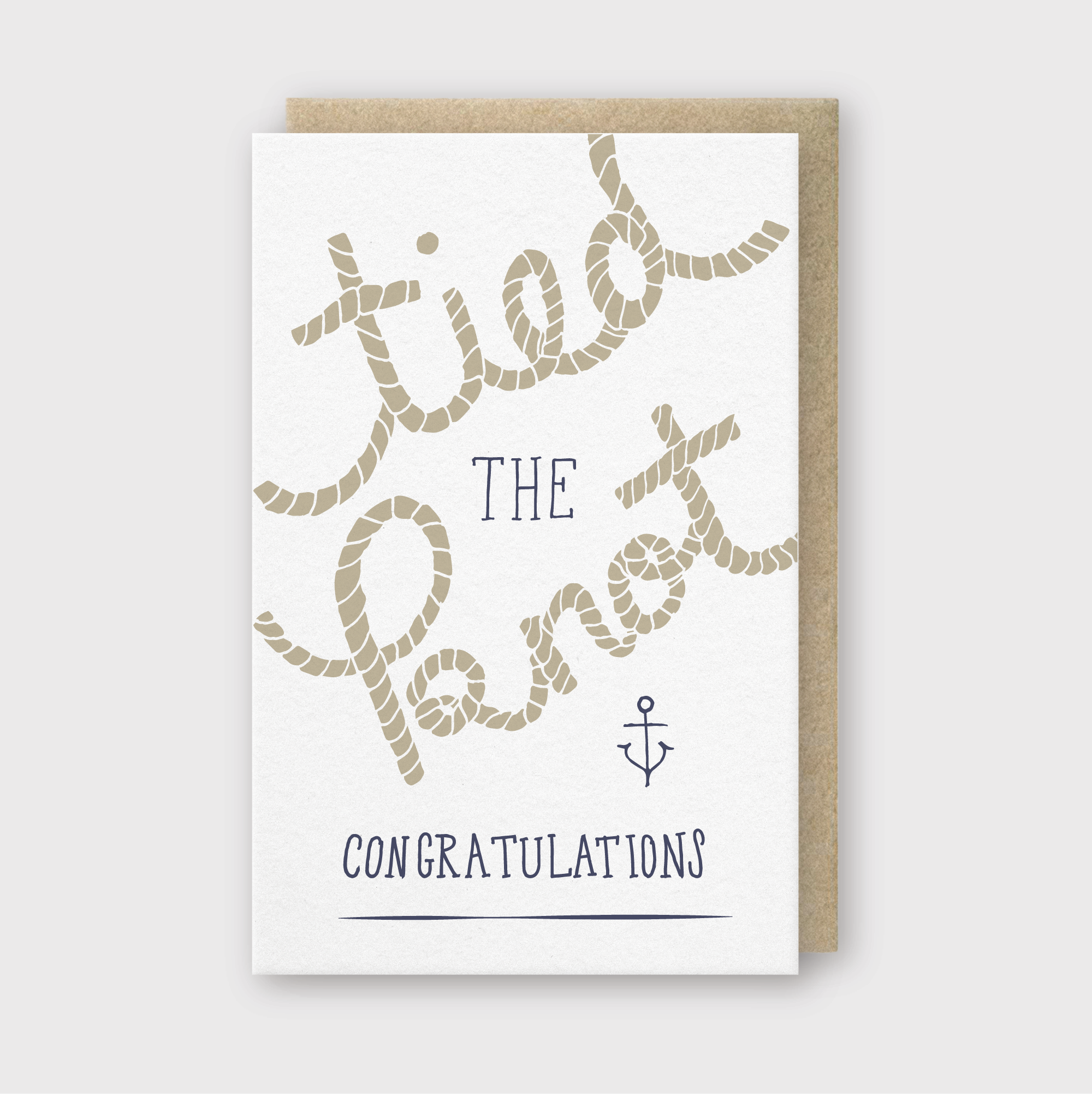 Tied the Knot Greeting Card