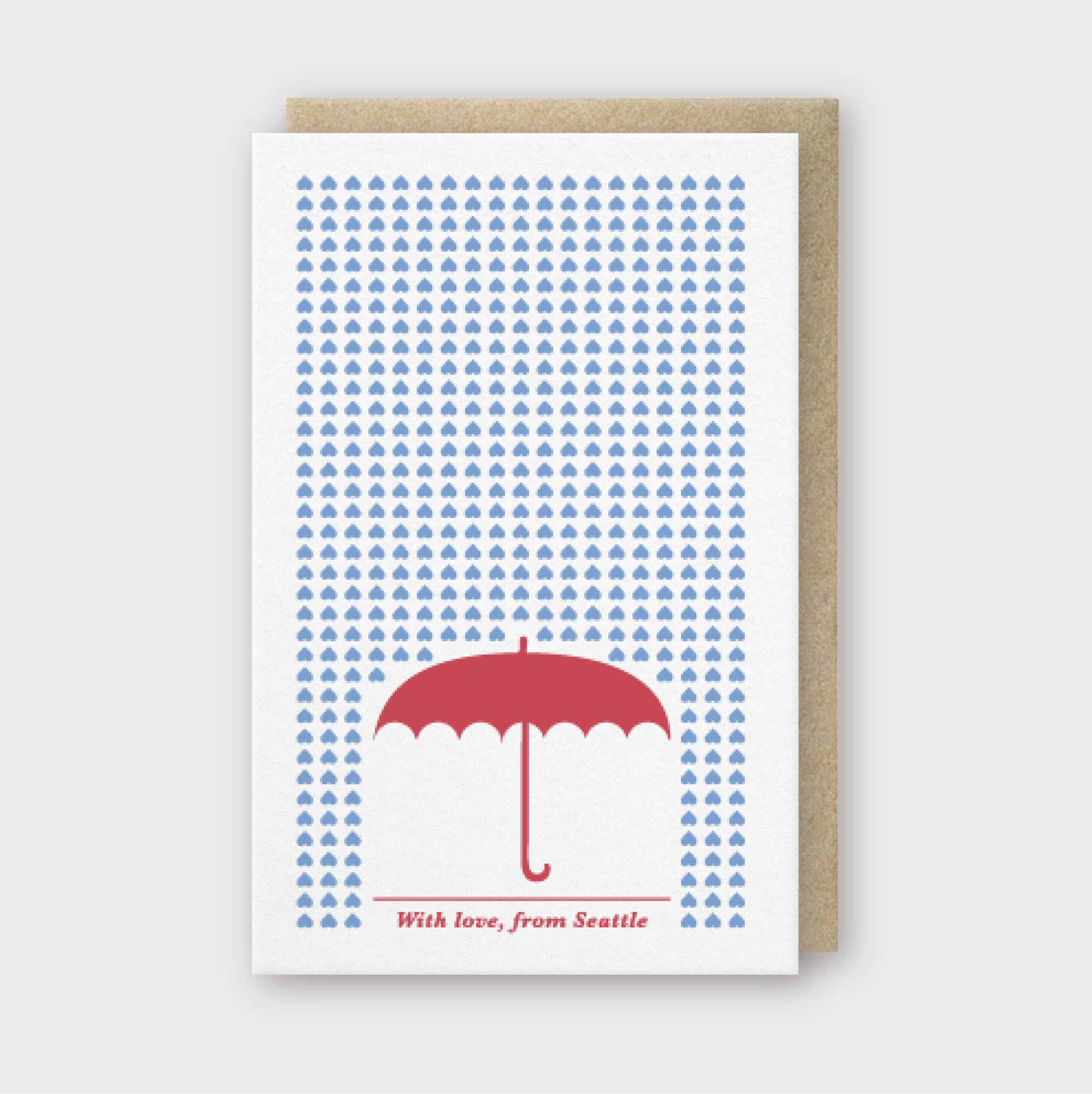 With Love From Seattle Greeting Card