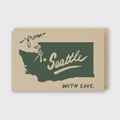 Greetings From Seattle Greeting Card