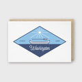 PNW Canoe Greeting Card