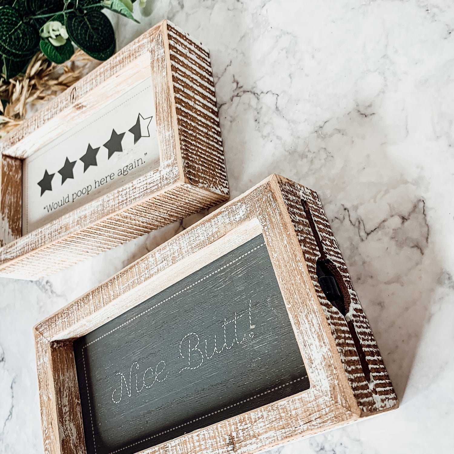 Funny Double Sided Bathroom Sign Guest Restroom Humor Decor Gift For Remodel Homes