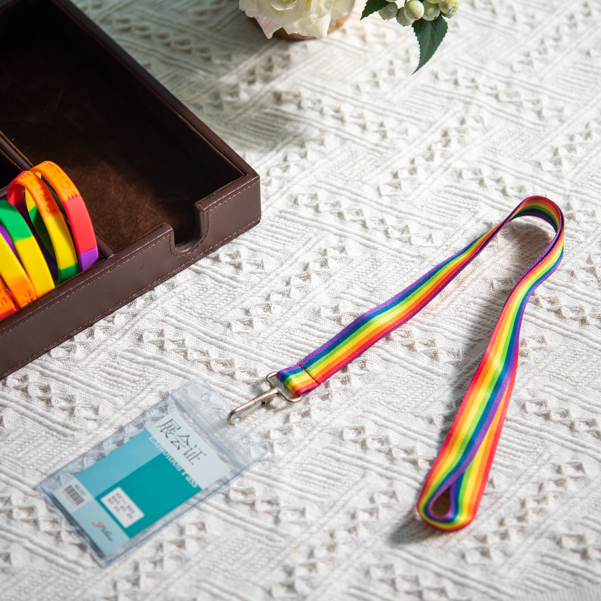 Rainbow Flag Lanyards