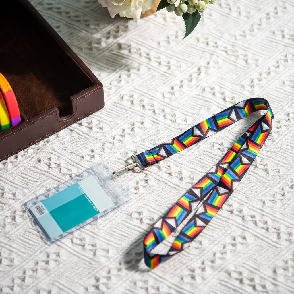 Daniel Quasar Flag Stripe Lanyards