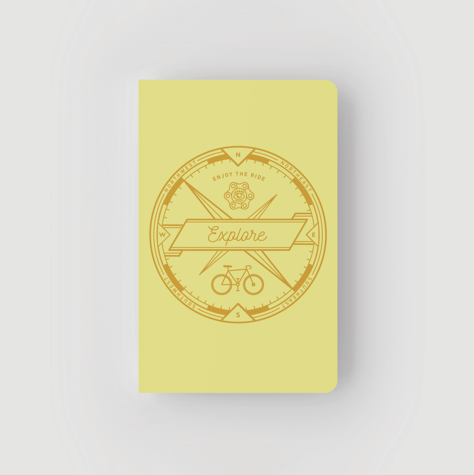 Explore Mini Letterpress Notebook