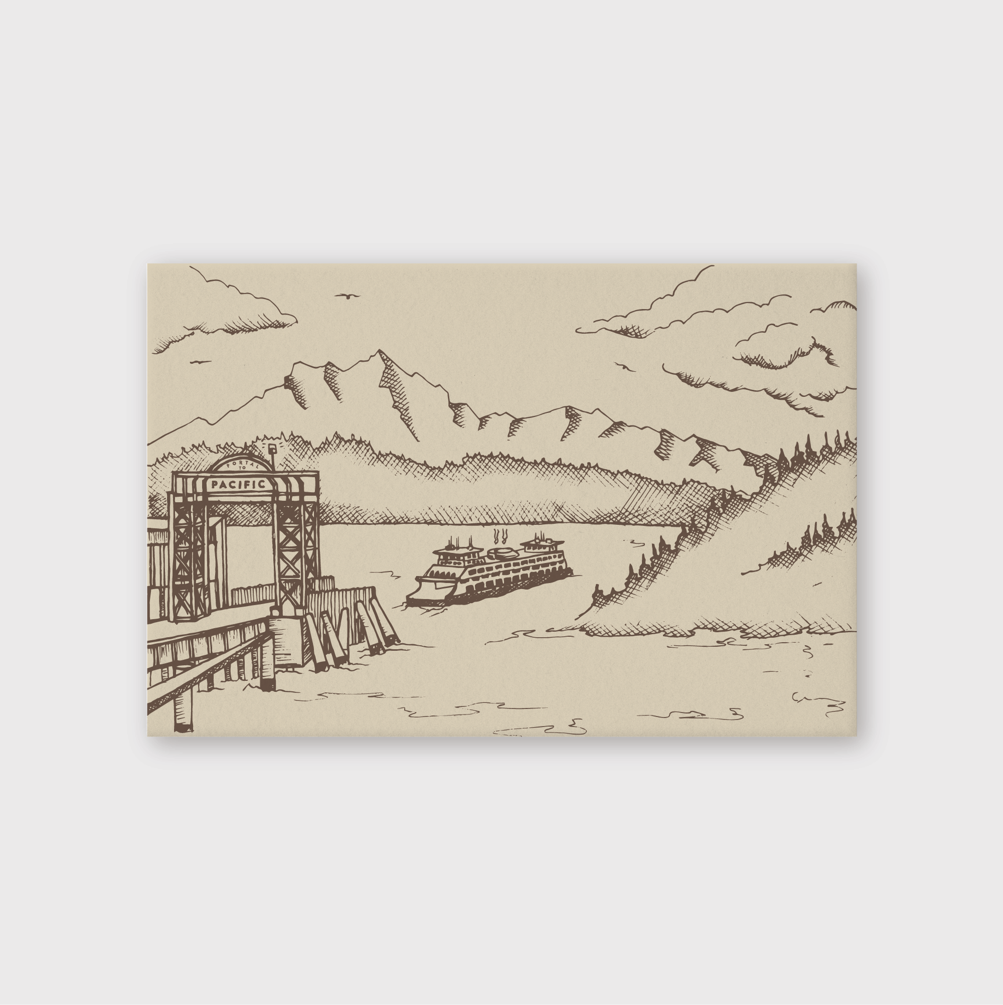 Portal to the Pacific Postcard