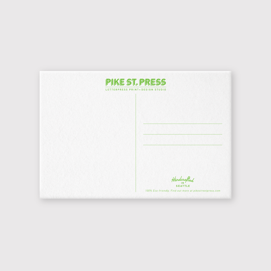 Greetings From Seattle Postcard