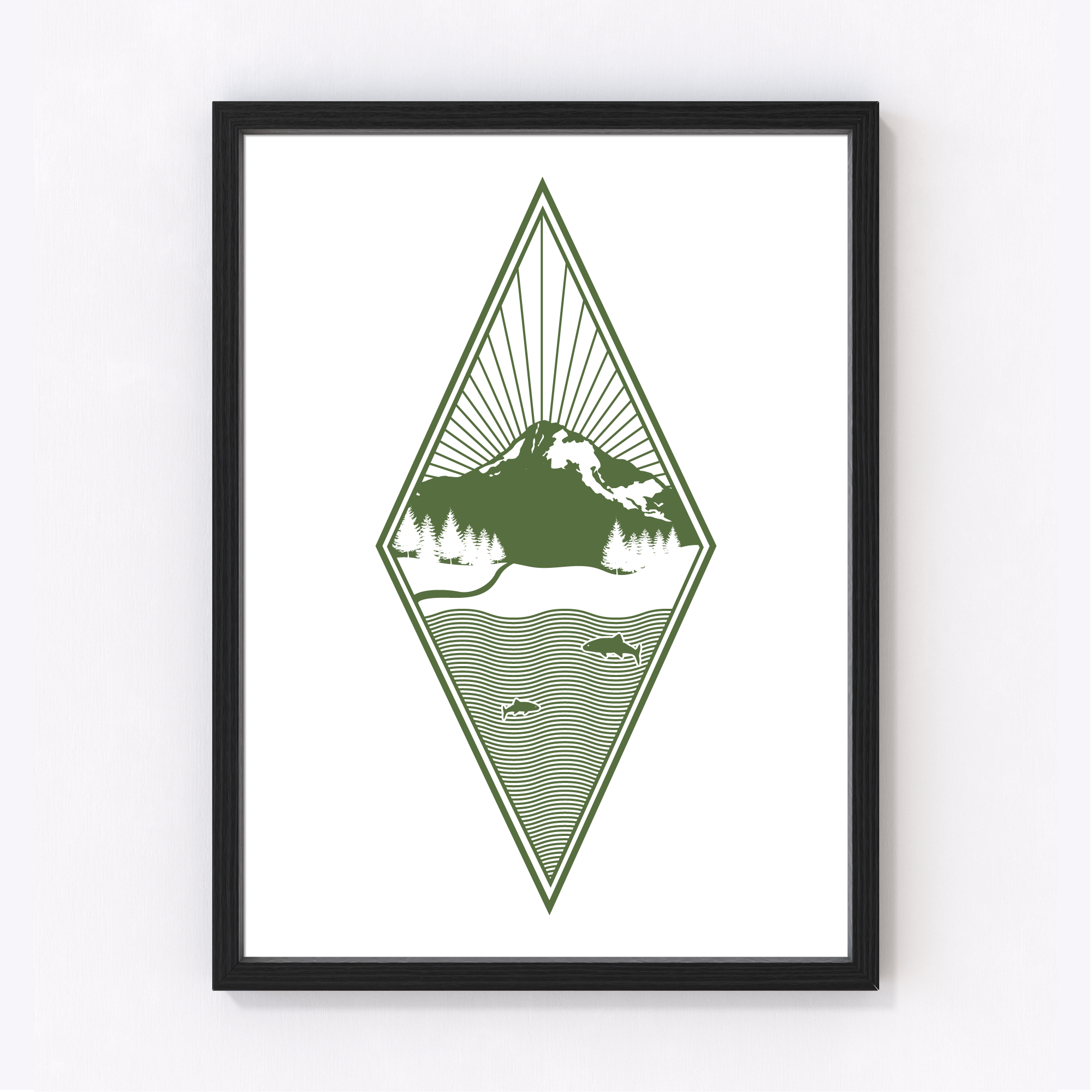 Best Coast Diamond Art Print
