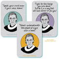 Ruth Bader Ginsburg Quote Sticker Set Vinyl Waterproof