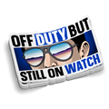 Off Duty Still On Watch | Police Tumbler Stickers
