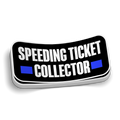 Speeding Ticket Collector Sticker