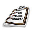 Fluids Tylenol Discharge | Funny Medical Stickers
