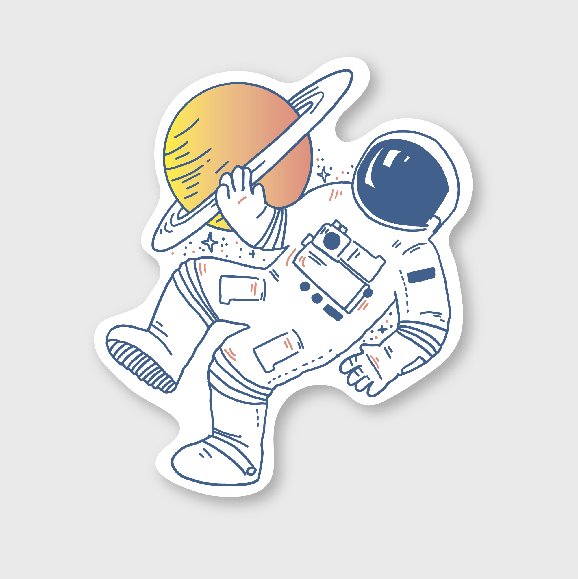 Astronaut Sticker