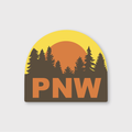 Golden PNW Sticker