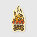 Campfire Mountain Sticker