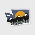 Washington State Landscape Sticker