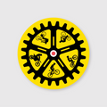 Bike Cog Sticker