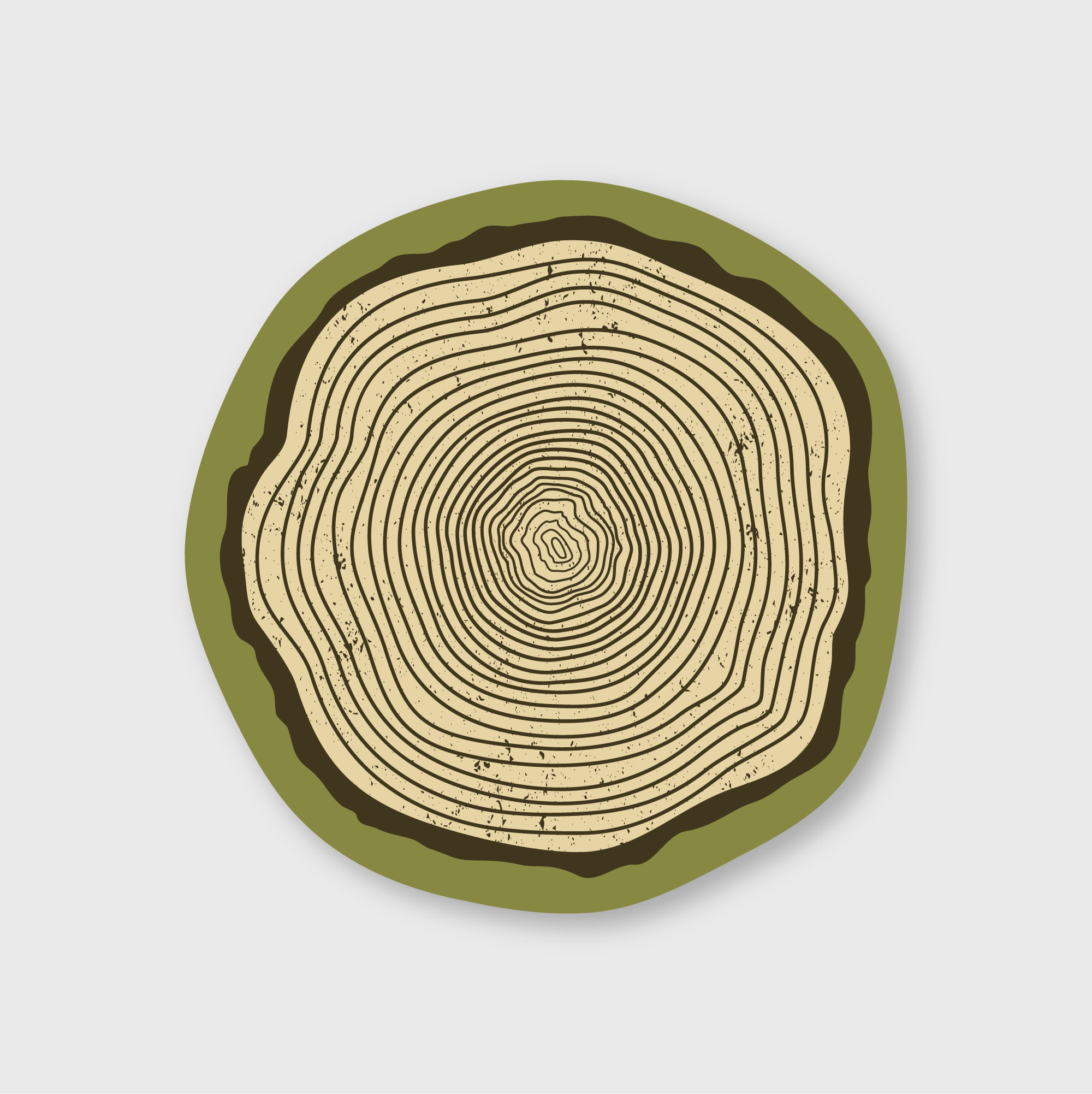 Tree Stump Sticker
